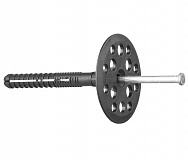 Дюбель IZM 10х180 с металлическим оцинк.гвоздем черный (упак. 500шт)