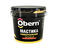 Мастика битумная OBERN Black универсальная, 14кг/20л