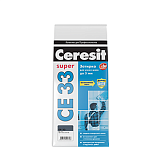 Затирка для узких швов (1-6мм) Ceresit CE 33 светло-коричневая №55, 2 кг