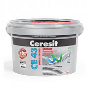 Затирка высокопрочная Ceresit CE 43/2 какао, 2 кг