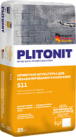 Штукатурка цементная PLITONIT S11 для механизированного и ручного нанесения, 25кг