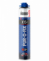 Клей-пена универсальная конструкционная KUDO PUR-O-FIX X15+, 1000мл