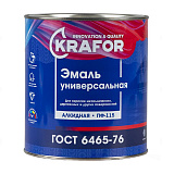 Эмаль ПФ-115 KRAFOR шоколадная, 2.7кг