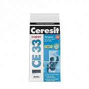 Затирка для узких швов (1-6мм) Ceresit CE 33 графит №16, 2 кг