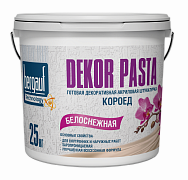 Штукатурка декоративная акриловая Bergauf Dekor Pasta "короед" фр. 2мм, 25кг